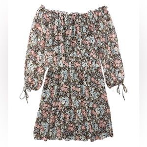 NWT American Eagle Off Shoulder Floral Dress Size L